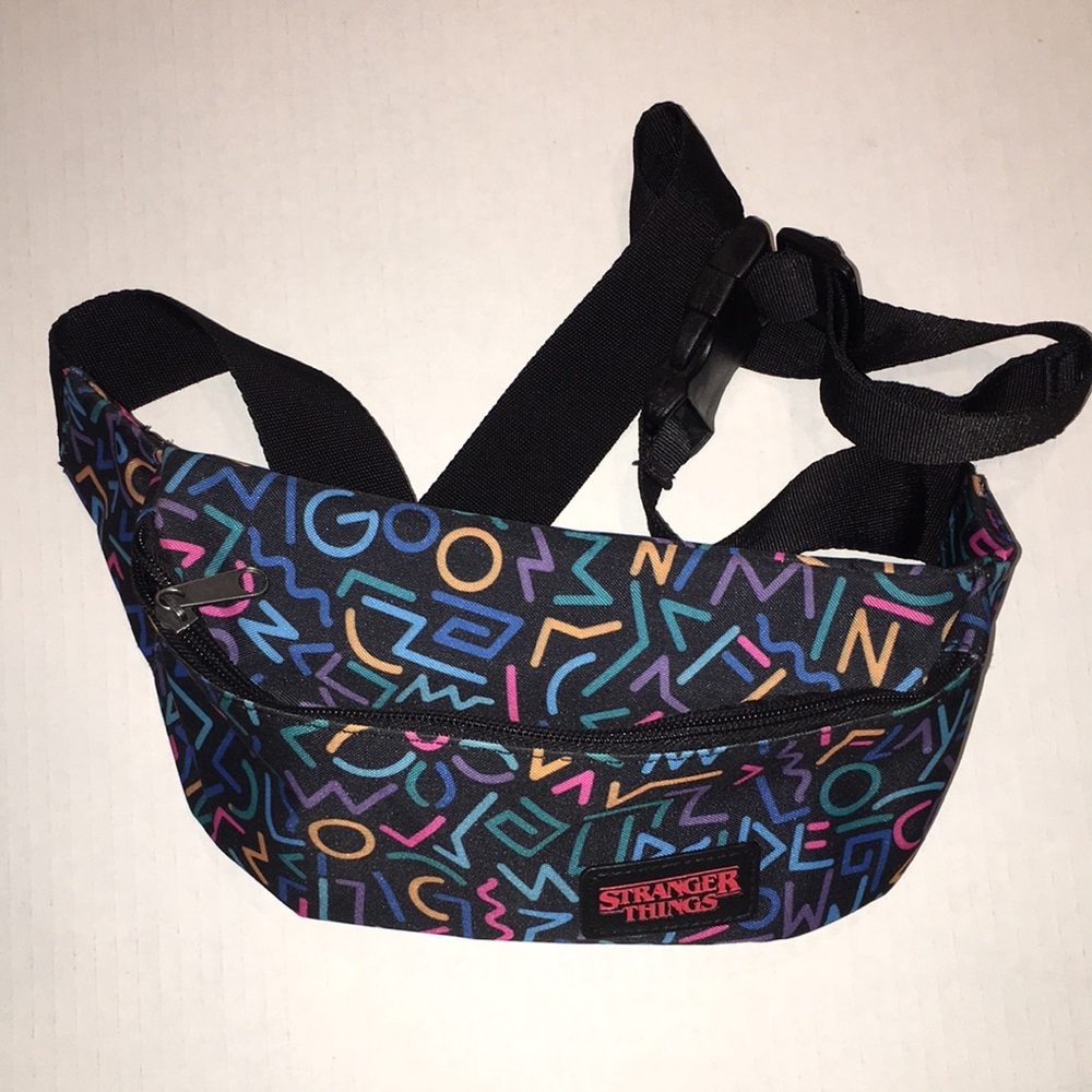 Stranger Things Retro Print Waist Bag | 80s Style Fanny Pack